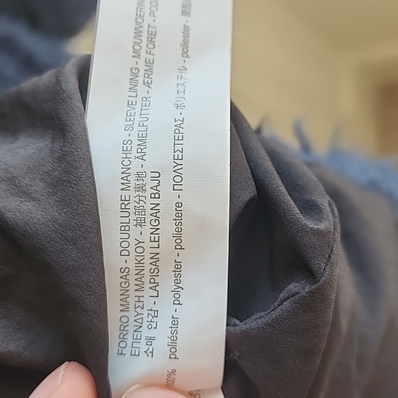 Zara Deep Blue Teddy Jacket - Picture 6 of 6